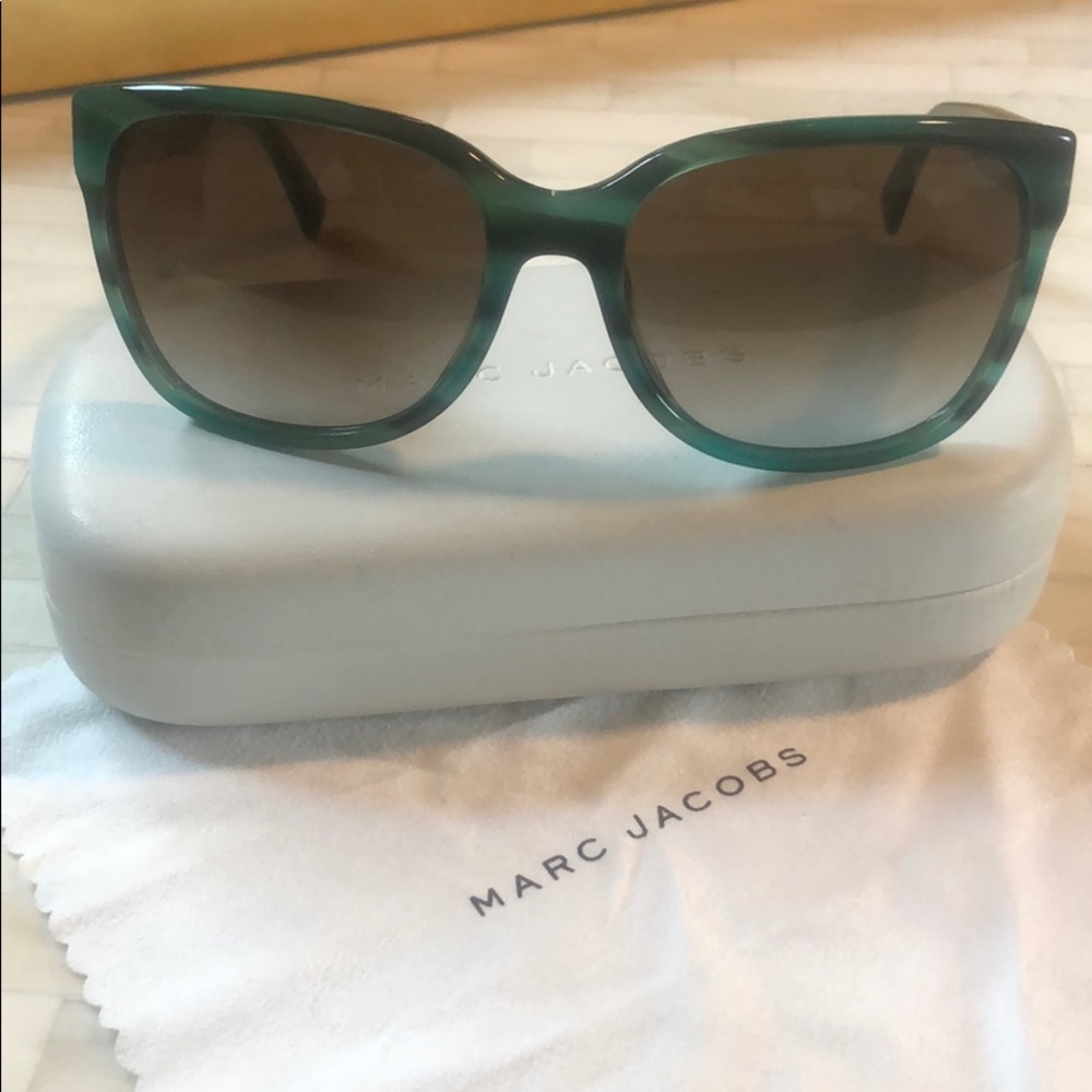 Marc Jacobs Turquoise Green Fancy Sunglasses